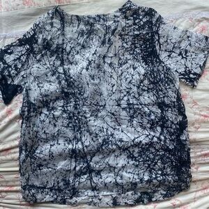 Osei-Duro Black and White Patterned Garment